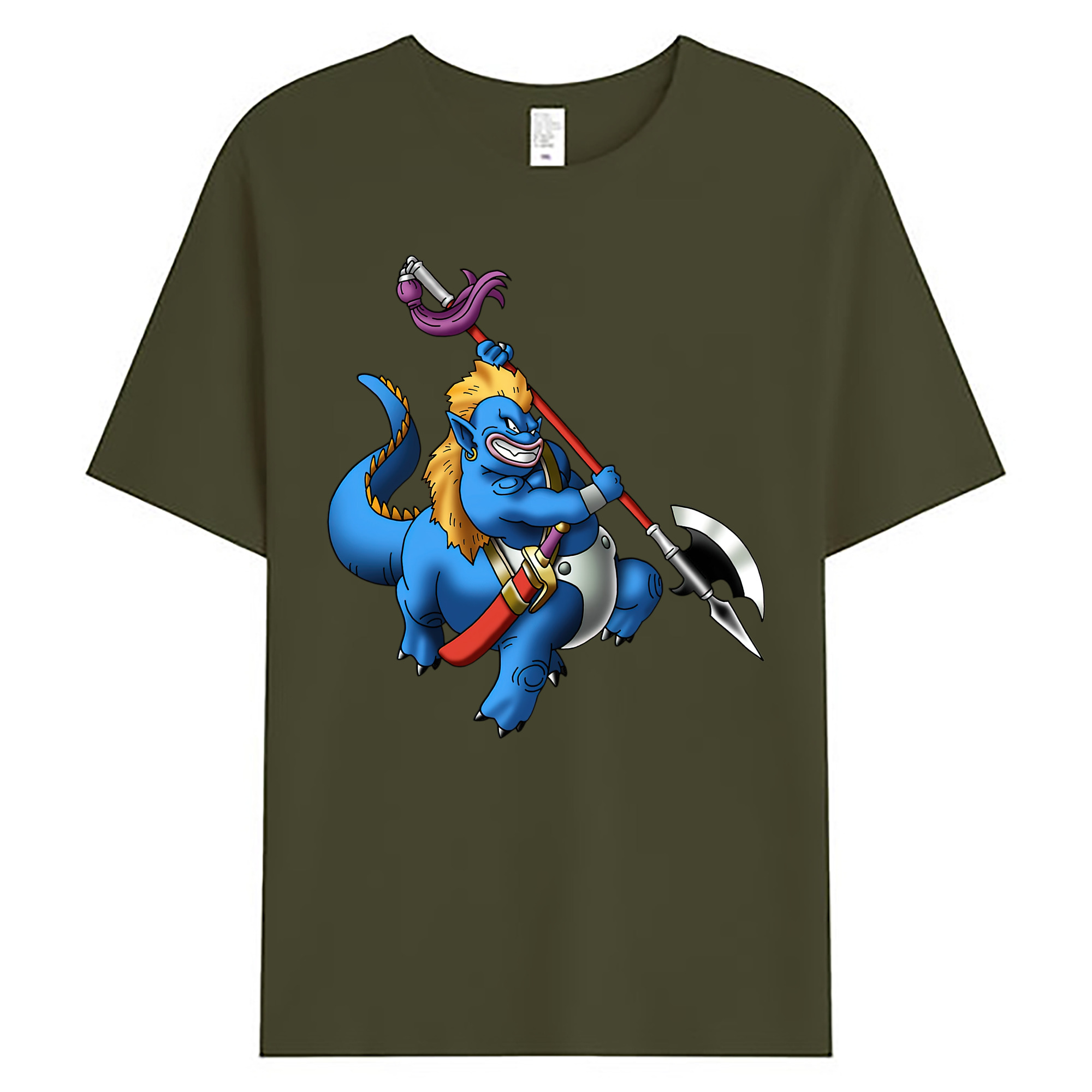 （画像用） ドラゴンクエスト Doragon Kuesuto Dragon Quest 綿100％ メンズ半袖Tシャツ｜肌触りやわらか＆通気性